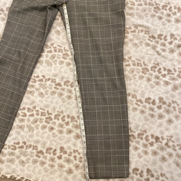 J. Crew Bowery Houndstooth Plaid Four Season Wool Dress Pant, Size 32 x 32 - Picture 12 of 16